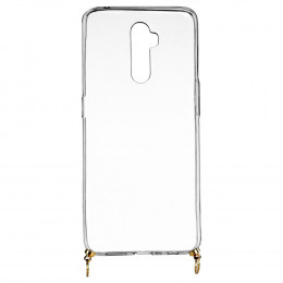 Funda Silicona Colgante Transparente para Realme X2 Pro- La Casa de las Carcasas