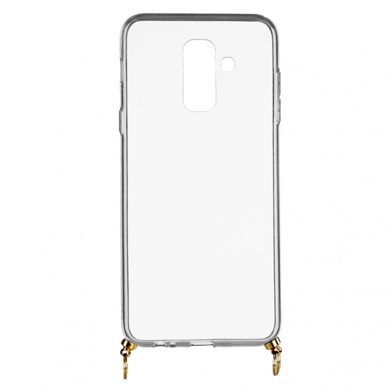 Funda Silicona Colgante Transparente para Samsung Galaxy A6 Plus- La Casa de las Carcasas