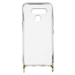 Funda Silicona Colgante Transparente para LG Q60- La Casa de las Carcasas