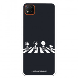 Funda para Xiaomi Redmi 9C Oficial de Peanuts Personajes Beatles - Snoopy