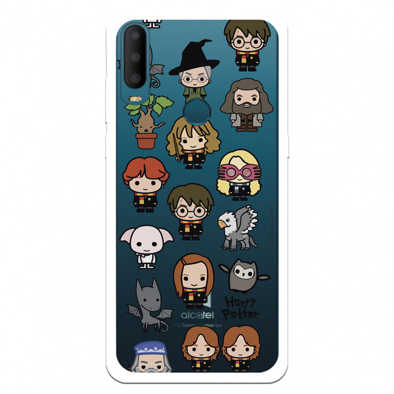 Funda para Alcatel 1S 2020 Oficial de Harry Potter Personajes Iconos - Harry Potter