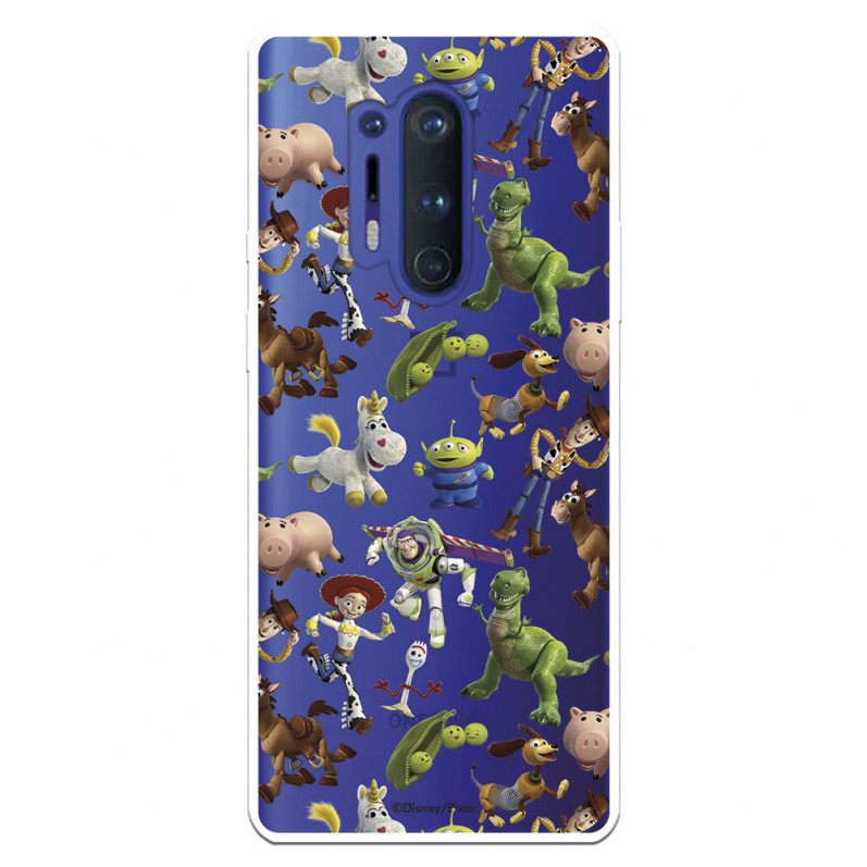 Funda para OnePlus 8 Pro Oficial de Disney Muñecos Toy Story Siluetas - Toy Story