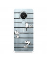 Funda para Nokia 7.2 Oficial de Peanuts Snoopy rayas - Snoopy