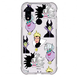 Funda Brillantina para Xiaomi Redmi Note 7 Oficial de Disney Villanas Patrón - Villanas Disney