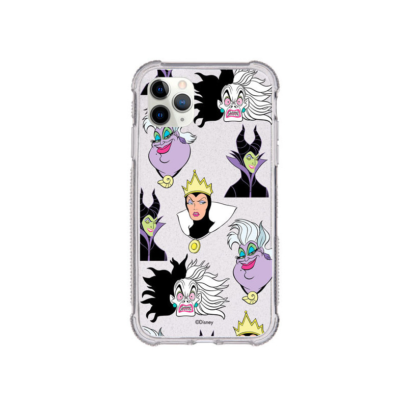 Funda Brillantina para iPhone 11 Pro Oficial de Disney Villanas Patrón - Villanas Disney