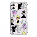 Funda Brillantina para iPhone 11 Oficial de Disney Villanas Patrón - Villanas Disney