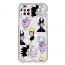 Funda Brillantina para Huawei P40 Lite Oficial de Disney Villanas Patrón - Villanas Disney