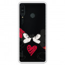 Carcasa Oficial Mikey Y Minnie Beso Clear para Huawei P30 Lite- La Casa de las Carcasas