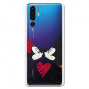 Carcasa Oficial Mikey Y Minnie Beso Clear para Huawei P30 Pro- La Casa de las Carcasas