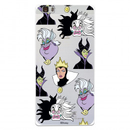 Funda para Huawei P8 Lite Oficial de Disney Villanas Patrón - Villanas Disney