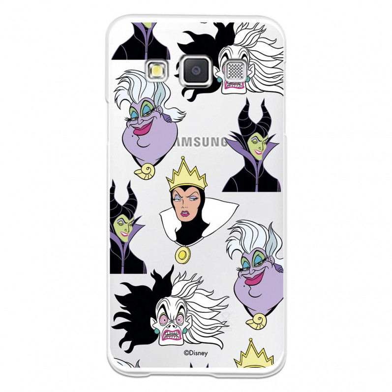 Funda para Samsung Galaxy A3 Oficial de Disney Villanas Patrón - Villanas Disney