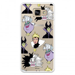 Funda para Samsung Galaxy A5 2016 Oficial de Disney Villanas Patrón - Villanas Disney