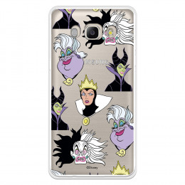 Funda para Samsung Galaxy J5 2016 Oficial de Disney Villanas Patrón - Villanas Disney