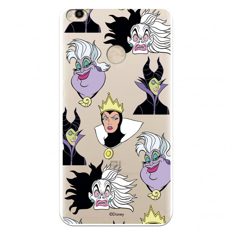 Funda para Xiaomi Mi Max 2 Oficial de Disney Villanas Patrón - Villanas Disney