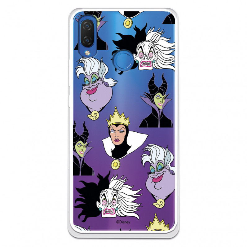 Funda para Huawei P Smart Plus Oficial de Disney Villanas Patrón - Villanas Disney