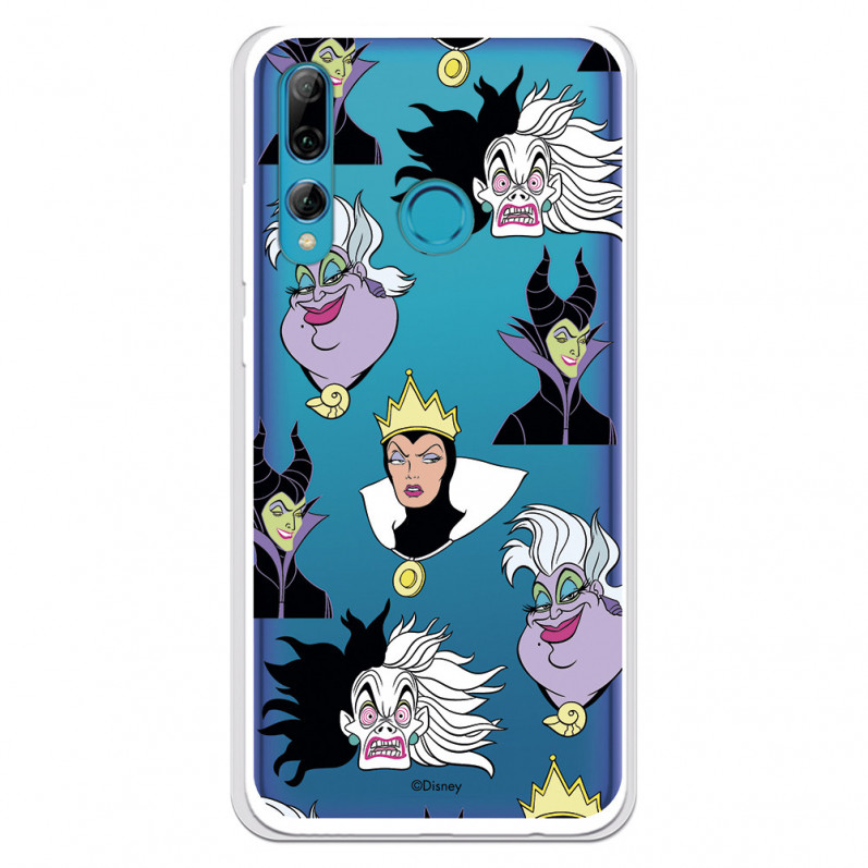 Funda para Huawei P Smart Plus 2019 Oficial de Disney Villanas Patrón - Villanas Disney