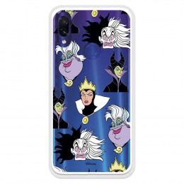 Funda para Xiaomi Redmi 7 Oficial de Disney Villanas Patrón - Villanas Disney