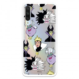 Funda para Xiaomi Mi A3 Oficial de Disney Villanas Patrón - Villanas Disney