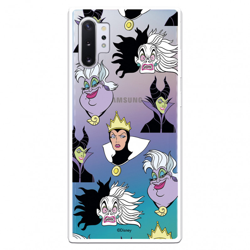 Funda para Samsung Galaxy Note 10 Plus Oficial de Disney Villanas Patrón - Villanas Disney