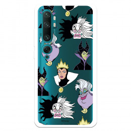 Funda para Xiaomi Mi Note 10 Oficial de Disney Villanas Patrón - Villanas Disney