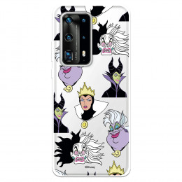 Funda para Huawei P40 Pro Oficial de Disney Villanas Patrón - Villanas Disney