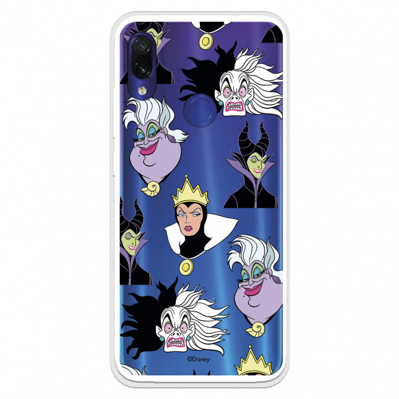 Funda para Xiaomi Redmi Note 7 Pro Oficial de Disney Villanas Patrón - Villanas Disney