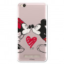 Carcasa Oficial Mikey Y Minnie Beso Clear para Xiaomi Redmi 4A- La Casa de las Carcasas