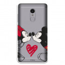 Carcasa Oficial Mikey Y Minnie Beso Clear para Xiaomi Redmi Note 4- La Casa de las Carcasas