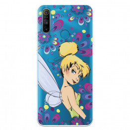 Funda para Realme C3 Oficial de Disney Campanilla Flores - Peter Pan