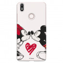 Carcasa Oficial Mikey Y Minnie Beso Clear para Bq Aquaris X Pro- La Casa de las Carcasas