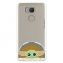 Funda para Bq Aquaris V Oficial de Star Wars Baby Yoda Sonrisas - The Mandalorian