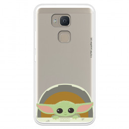 Funda para Bq Aquaris V Plus Oficial de Star Wars Baby Yoda Sonrisas - The Mandalorian