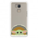 Funda para Bq Aquaris V Plus Oficial de Star Wars Baby Yoda Sonrisas - The Mandalorian