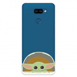 Funda para LG K40S Oficial de Star Wars Baby Yoda Sonrisas - The Mandalorian