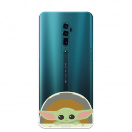 Funda para Oppo Reno 10 X Zoom Oficial de Star Wars Baby Yoda Sonrisas - The Mandalorian