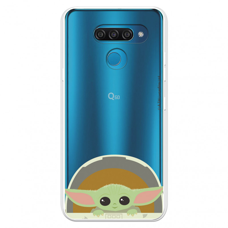 Funda para LG K50 Oficial de Star Wars Baby Yoda Sonrisas - The Mandalorian