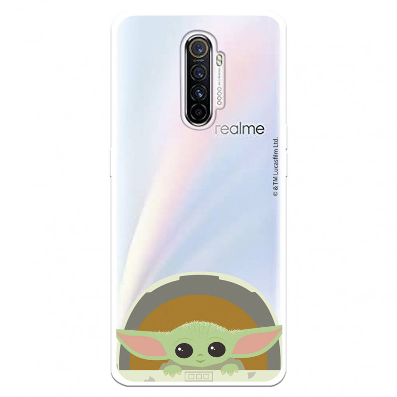 Funda para Realme X2 Pro Oficial de Star Wars Baby Yoda Sonrisas - The Mandalorian