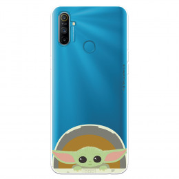 Funda para Realme 6i Oficial de Star Wars Baby Yoda Sonrisas - The Mandalorian