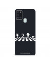 Funda para Samsung Galaxy A21S Oficial de Peanuts Personajes Beatles - Snoopy