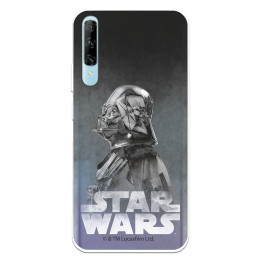 Funda para Huawei P Smart Pro Oficial de Star Wars Darth Vader Fondo negro - Star Wars