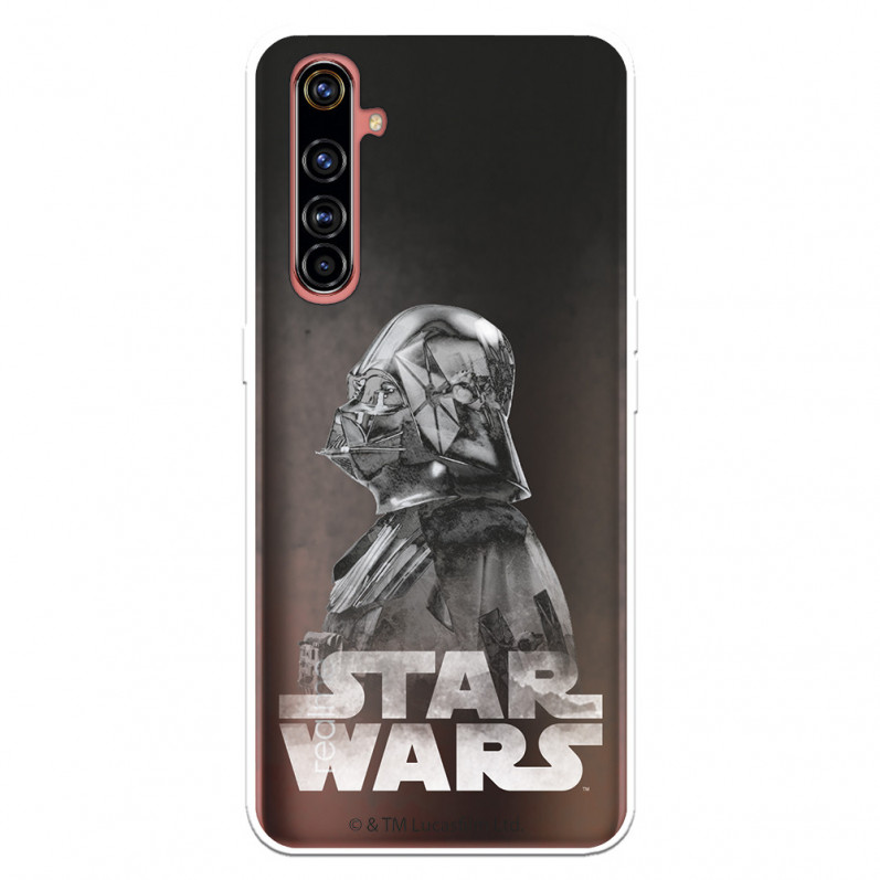 Funda para Realme X50 Pro Oficial de Star Wars Darth Vader Fondo negro - Star Wars