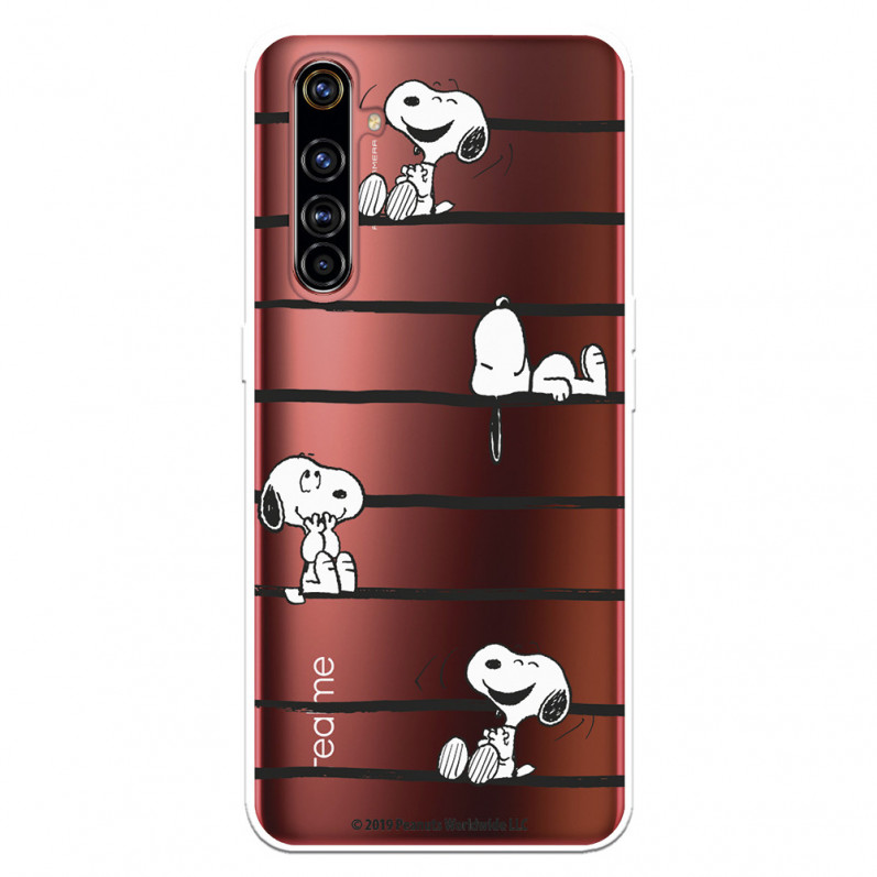 Funda para Realme X50 Pro Oficial de Peanuts Snoopy rayas - Snoopy