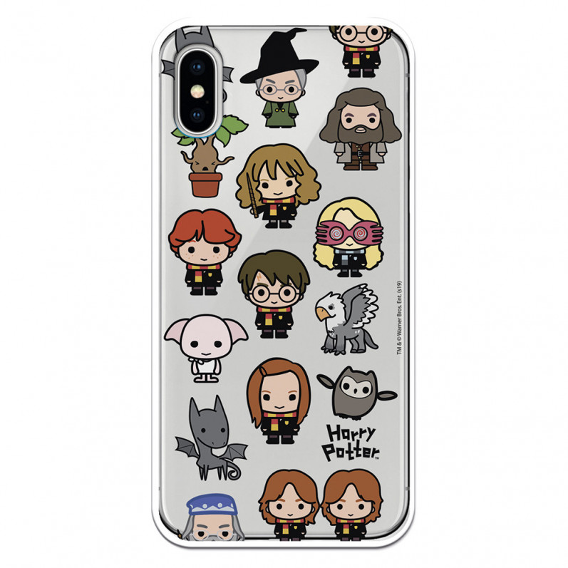 Funda para iPhone XS Oficial de Harry Potter Personajes Iconos - Harry Potter