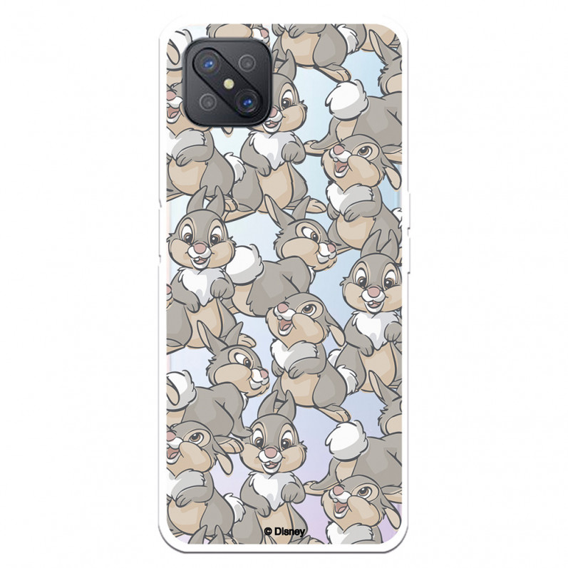 Funda para Oppo Reno 4Z Oficial de Disney Tambor Patrones - Bambi