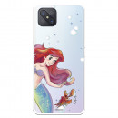 Funda para Oppo Reno 4Z Oficial de Disney Ariel y Sebastián Burbujas - La Sirenita