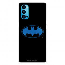 Funda para Oppo Reno 4 Oficial de DC Comics Batman Logo Transparente - DC Comics