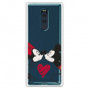 Carcasa Oficial Mikey Y Minnie Beso Clear para Sony Xperia XZ4- La Casa de las Carcasas