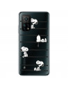 Funda para Xiaomi Mi 10T Oficial de Peanuts Snoopy rayas - Snoopy