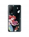 Funda para Xiaomi Mi 10T Pro Oficial de Disney Ariel y Sebastián Burbujas - La Sirenita