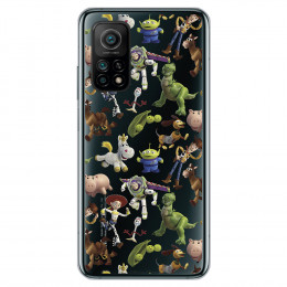 Funda para Xiaomi Mi 10T Pro Oficial de Disney Muñecos Toy Story Siluetas - Toy Story